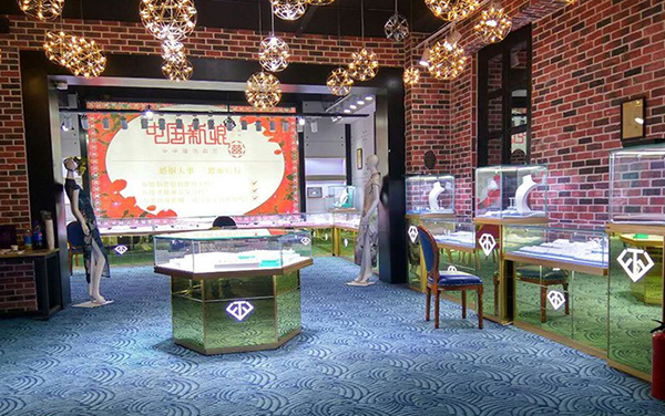 TF珠寶城—玻璃珠寶首飾展示陳列展柜柜臺