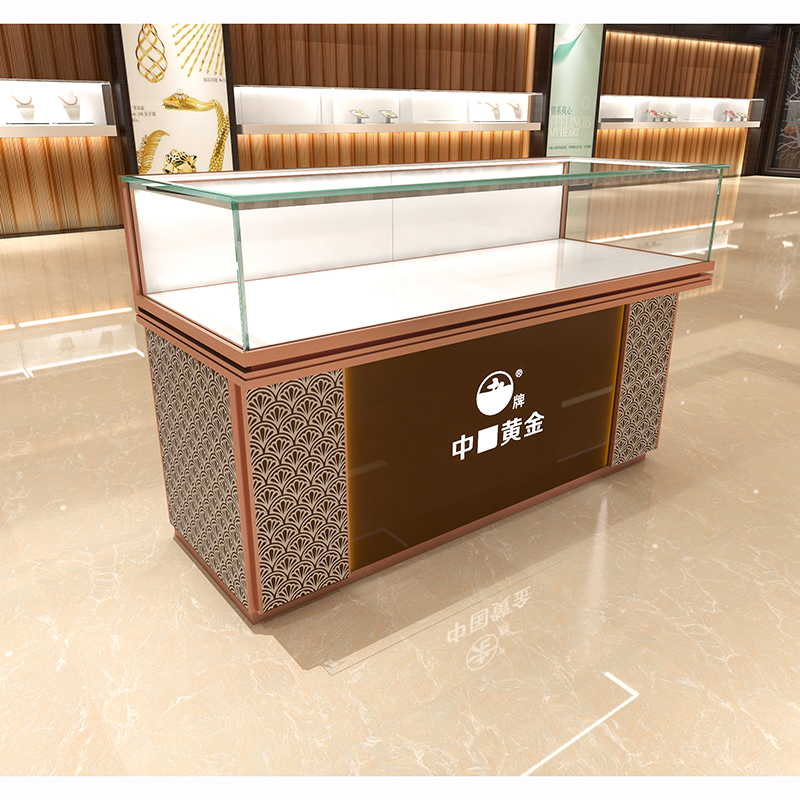 藝術珠寶黃金展示柜T款
