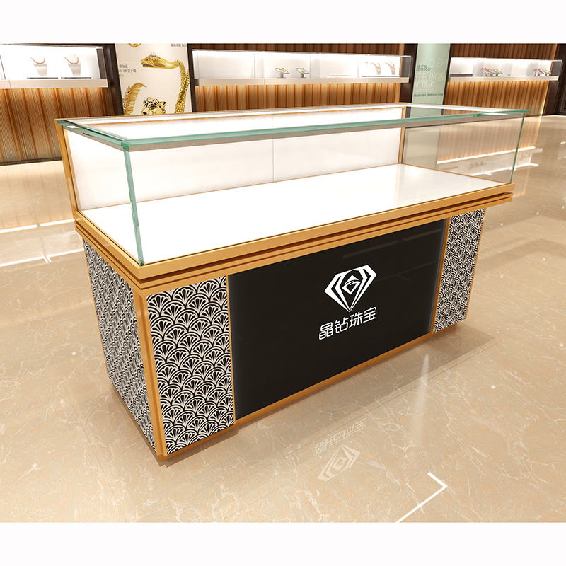 藝術珠寶黃金展示柜T款